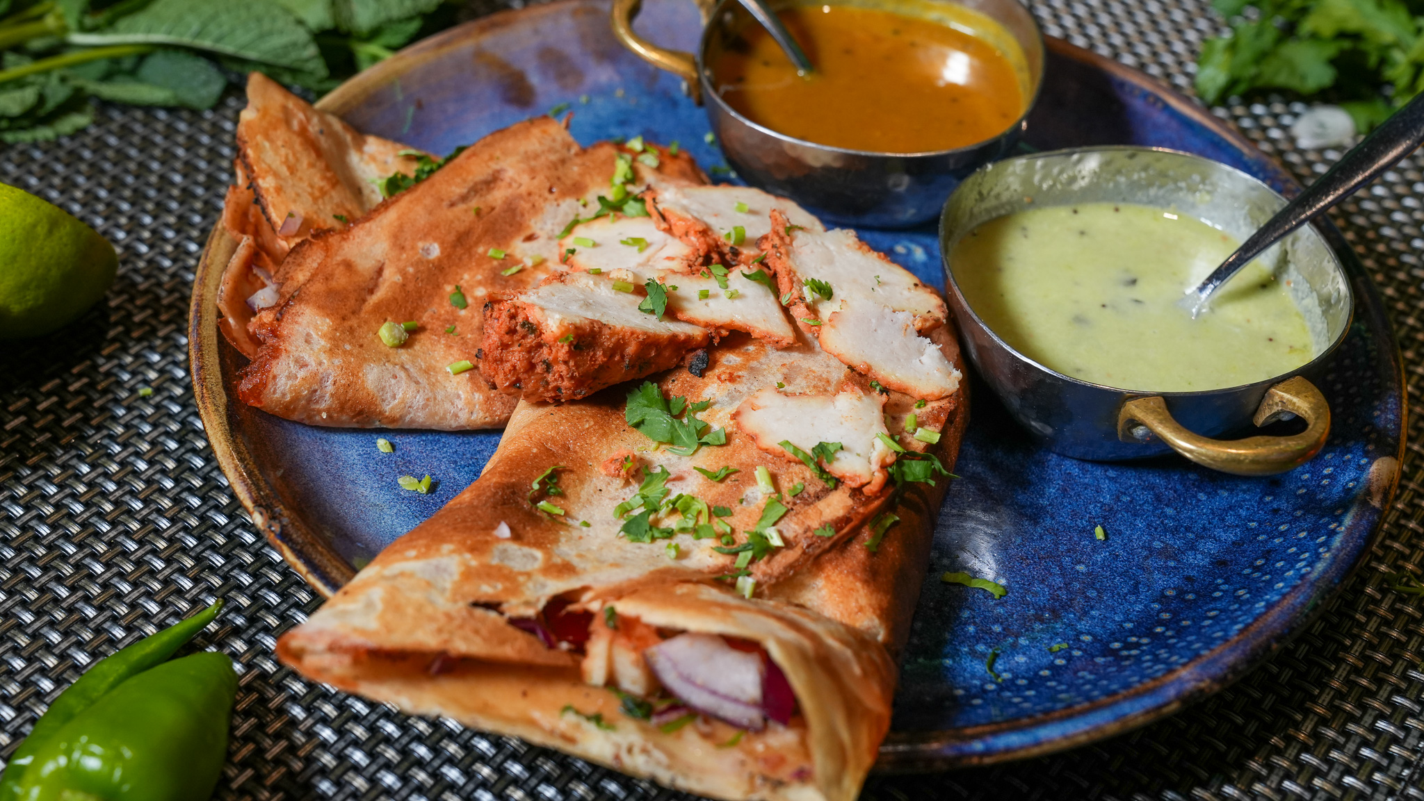Chicken Tikka Dosa 